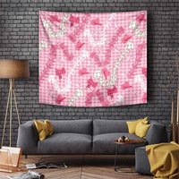 Paniolo Palaka Hawaiian Cowgirl Tapestry LT9 Pink - Polynesian Pride
