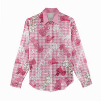 Paniolo Palaka Hawaiian Cowgirl Women Casual Shirt LT9 - Polynesian Pride