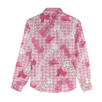 Paniolo Palaka Hawaiian Cowgirl Women Casual Shirt LT9 - Polynesian Pride