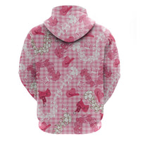 Paniolo Palaka Hawaiian Cowgirl Zip Hoodie LT9 - Polynesian Pride