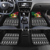 Vanuatu Pig's Tusk Meri Krismas! Car Mats Vanuatuan Ancient Art Spirit - Polynesian Pride