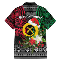 Vanuatu Pig's Tusk Meri Krismas! Family Matching Off Shoulder Maxi Dress and Hawaiian Shirt Vanuatuan Ancient Art Spirit LT9 - Polynesian Pride