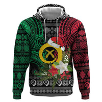Vanuatu Pig's Tusk Meri Krismas! Hoodie Vanuatuan Ancient Art Spirit - Polynesian Pride