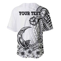 Ia Orana Tahiti Personalised Baseball Jersey French Polynesia Hook Tattoo Special White Color LT9