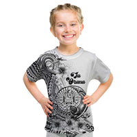 Ia Orana Tahiti Personalised Kid T Shirt French Polynesia Hook Tattoo Special White Color LT9