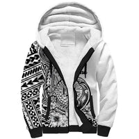 Ia Orana Tahiti Personalised Sherpa Hoodie French Polynesia Hook Tattoo Special White Color LT9
