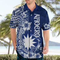 Nauru Independence Personalised Hawaiian Shirt Naoero Hook Tattoo Special Polynesian Pattern LT9 - Polynesian Pride
