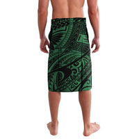 New Zealand Women's Day Lavalava Maori Girl Feathers of Hope - Green LT9 - Polynesian Pride