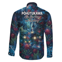 New Zealand Matariki Pohutukawa Family Matching Short Sleeve Bodycon Dress and Hawaiian Shirt Te Mauri te Ora LT9 - Polynesian Pride