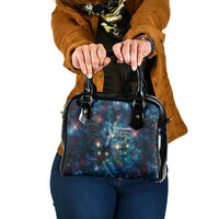 New Zealand Matariki Pohutukawa Shoulder Handbag Te Mauri te Ora LT9 One Size Art - Polynesian Pride