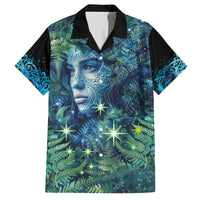 New Zealand Matariki Tupuanuku Family Matching Tank Maxi Dress and Hawaiian Shirt Te W o te Hauhake LT9 Dad's Shirt - Short Sleeve Art - Polynesian Pride