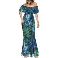 New Zealand Matariki Tupuanuku Mermaid Dress Te W o te Hauhake LT9 - Polynesian Pride