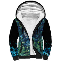 New Zealand Matariki Tupuanuku Sherpa Hoodie Te W o te Hauhake LT9 Unisex Art - Polynesian Pride
