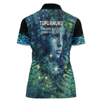 New Zealand Matariki Tupuanuku Women Polo Shirt Te W o te Hauhake LT9 - Polynesian Pride