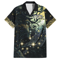 New Zealand Matariki Tupuarangi Family Matching Long Sleeve Bodycon Dress and Hawaiian Shirt Ng Kai o te Rangi LT9 Dad's Shirt - Short Sleeve Art - Polynesian Pride