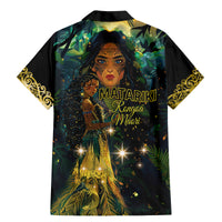 New Zealand Matariki Family Matching Mermaid Dress and Hawaiian Shirt Rongo Mori Wellbeing and Good Luck LT9 - Polynesian Pride