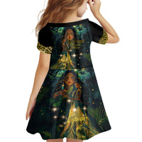 New Zealand Matariki Family Matching Off Shoulder Maxi Dress and Hawaiian Shirt Rongo Mori Wellbeing and Good Luck LT9 - Polynesian Pride