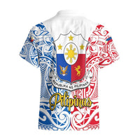 Polynesian Philippines Hawaiian Shirt Pilipinas Flag Style for 125th Independence Anniversary White LT9 - Polynesian Pride