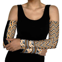 New Zealand Maori Niho Taniwha Arm Sleeves Karaka Mangopare and Puhoro Pattern LT9 - Polynesian Pride