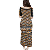 New Zealand Maori Niho Taniwha Puletasi Karaka Mangopare and Puhoro Pattern LT9 - Polynesian Pride