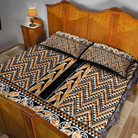 New Zealand Maori Niho Taniwha Quilt Bed Set Karaka Mangopare and Puhoro Pattern LT9 - Polynesian Pride