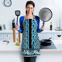 New Zealand Maori Niho Taniwha Apron Kikorangi Mangopare and Puhoro Pattern LT9 - Polynesian Pride
