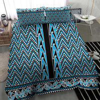 New Zealand Maori Niho Taniwha Bedding Set Kikorangi Mangopare and Puhoro Pattern LT9 - Polynesian Pride