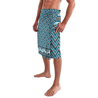 New Zealand Maori Niho Taniwha Lavalava Kikorangi Mangopare and Puhoro Pattern
