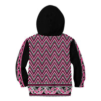 New Zealand Maori Niho Taniwha Kid Hoodie Mawhero Mangopare and Puhoro Pattern LT9 - Polynesian Pride