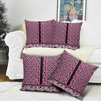 New Zealand Maori Niho Taniwha Pillow Cover Mawhero Mangopare and Puhoro Pattern - Polynesian Pride