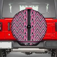 New Zealand Maori Niho Taniwha Spare Tire Cover Mawhero Mangopare and Puhoro Pattern