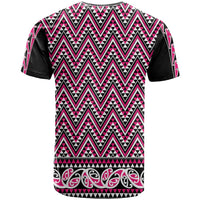 New Zealand Maori Niho Taniwha T Shirt Mawhero Mangopare and Puhoro Pattern