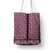 New Zealand Maori Niho Taniwha Tote Bag Mawhero Mangopare and Puhoro Pattern - Polynesian Pride