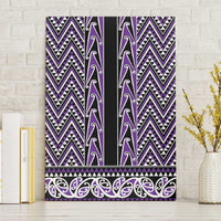 New Zealand Maori Niho Taniwha Canvas Wall Art Waiporopo Mangopare and Puhoro Pattern