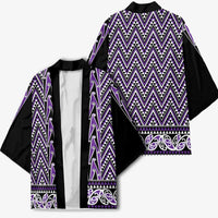 New Zealand Maori Niho Taniwha Kimono Waiporopo Mangopare and Puhoro Pattern - Polynesian Pride
