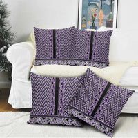 New Zealand Maori Niho Taniwha Pillow Cover Waiporopo Mangopare and Puhoro Pattern - Polynesian Pride