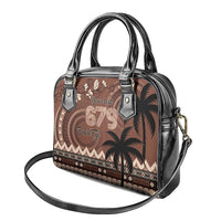 Personalised Bula Fiji 679 Shoulder Handbag Fijian Tagimoucia Masi Tapa Art LT9 - Polynesian Pride