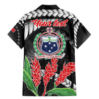 Personalised Samoa 685 Family Matching Mermaid Dress and Hawaiian Shirt Teuila Flower With Black Samoan Tattoo LT9 - Polynesian Pride