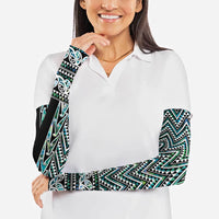 New Zealand Maori Niho Taniwha Arm Sleeves Papua Shell - Mangopare Puhoro Pattern