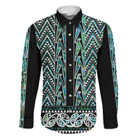 New Zealand Maori Niho Taniwha Family Matching Summer Maxi Dress and Hawaiian Shirt Papua Shell - Mangopare Puhoro Pattern