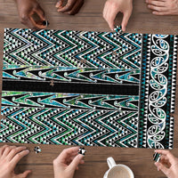New Zealand Maori Niho Taniwha Puzzle Papua Shell - Mangopare Puhoro Pattern
