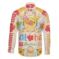 Kawaii Turtle Family Matching Puletasi and Hawaiian Shirt Aloha Hibiscus Flowers