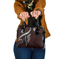 Polynesian Girl Tribal Tattoo Shoulder Handbag Oxbood Vibe LT9 One Size Oxblood - Polynesian Pride