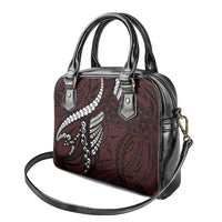 Polynesian Girl Tribal Tattoo Shoulder Handbag Oxbood Vibe LT9 - Polynesian Pride