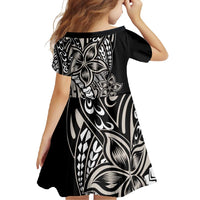 Polynesian Plumeria Floral Tattoo Pattern Family Matching Mermaid Dress and Hawaiian Shirt Beige Style LT9 - Polynesian Pride