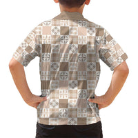 Hawaiian Palaka Quilt Pattern Hawaiian Shirt Hawaii Culture Bird of Paradise Exotic Motif - Polynesian Pride