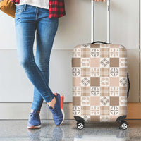 Hawaiian Palaka Quilt Pattern Luggage Cover Hawaii Culture Bird of Paradise Exotic Motif - Polynesian Pride