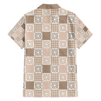 Hawaiian Palaka Quilt Pattern Family Matching Tank Maxi Dress and Hawaiian Shirt Hawaii Culture Honu Turtle LT9 - Polynesian Pride