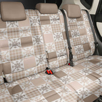 Hawaiian Palaka Quilt Pattern Back Car Seat Cover Hawaii Culture Pineapple - Polynesian Pride