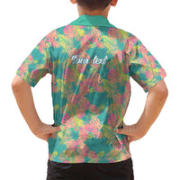 Personalised Seamless Hawaiian Quilt Pattern Family Matching Off Shoulder Short Dress and Hawaiian Shirt Hawaii Culture Palm Leaf Tropical LT9 - Polynesian Pride